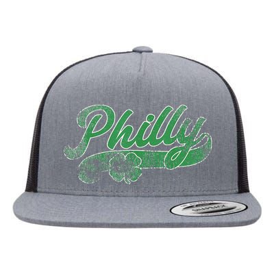 Philly Shamrock St. Patrick's Day Saint Paddy's Philadelphia Flat Bill Trucker Hat