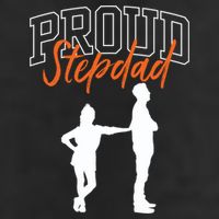 Proud Stepdad Stepfather Fathers Day Step Dad Sayings Father Gift 7 Panel Mesh Trucker Snapback Hat