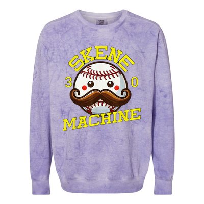 Paul Skenes Skene Machine Pittsburgh Baseball Gift Colorblast Crewneck Sweatshirt