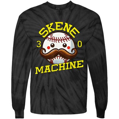 Paul Skenes Skene Machine Pittsburgh Baseball Gift Tie-Dye Long Sleeve Shirt