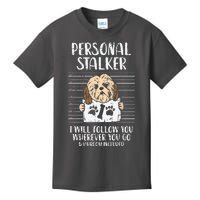 Personal Stalker Shih Tzu Funny Pet Dog Lover Owner Gift Kids T-Shirt