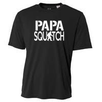 Papa Squatch Shirt Gifts For Dad Sasquatch Bigfoot Cooling Performance Crew T-Shirt