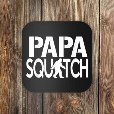 Papa Squatch Shirt Gifts For Dad Sasquatch Bigfoot Coaster