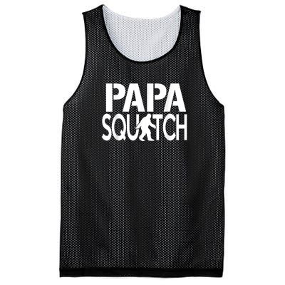 Papa Squatch Shirt Gifts For Dad Sasquatch Bigfoot Mesh Reversible Basketball Jersey Tank