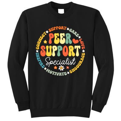 Peer Support Specialist Life Appreciation Week School Sweatshirt