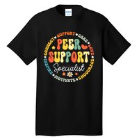 Peer Support Specialist Life Appreciation Week School Tall T-Shirt