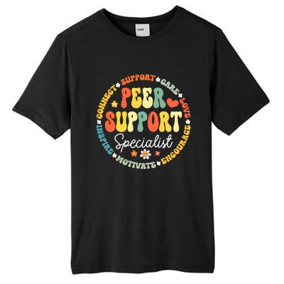 Peer Support Specialist Life Appreciation Week School Tall Fusion ChromaSoft Performance T-Shirt