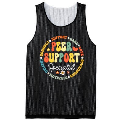 Peer Support Specialist Life Appreciation Week School Mesh Reversible Basketball Jersey Tank