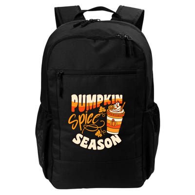 Pumpkin Spice Season Latte Coffee Fall Autumn Funny Backpack