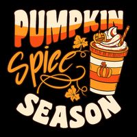 Pumpkin Spice Season Latte Coffee Fall Autumn Funny Sustainable Beanie
