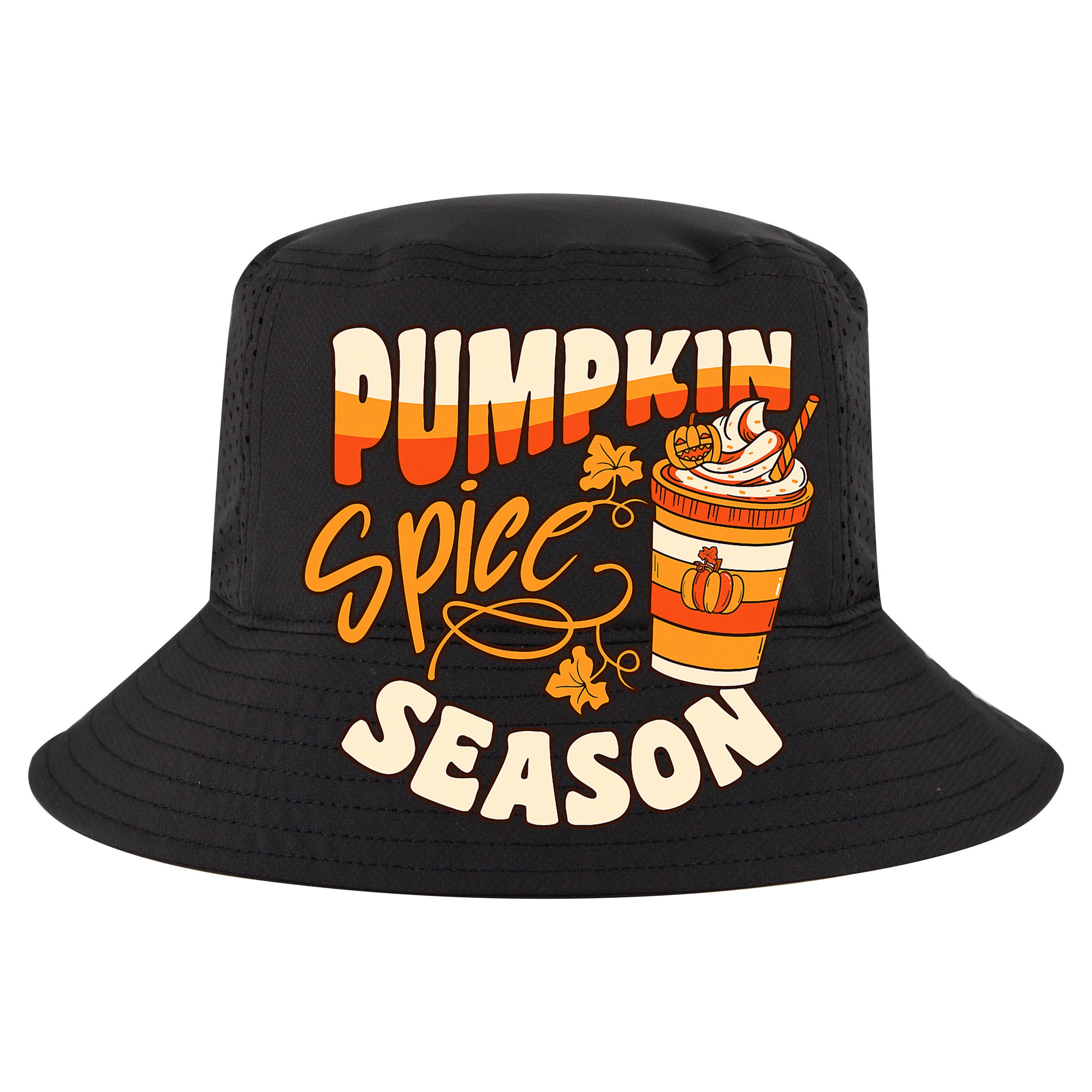 Pumpkin Spice Season Latte Coffee Fall Autumn Funny Golf Towel
