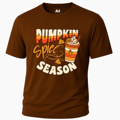 Pumpkin Spice Season Latte Coffee Fall Autumn Funny Performance Shirt