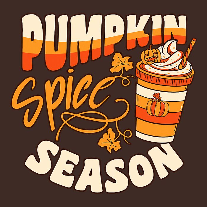 Pumpkin Spice Season Latte Coffee Fall Autumn Funny Cooling Performance Crew T-Shirt