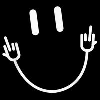 Power Socket Smile Middle Finger Hand Icon Meme Electrician Bucket Hat
