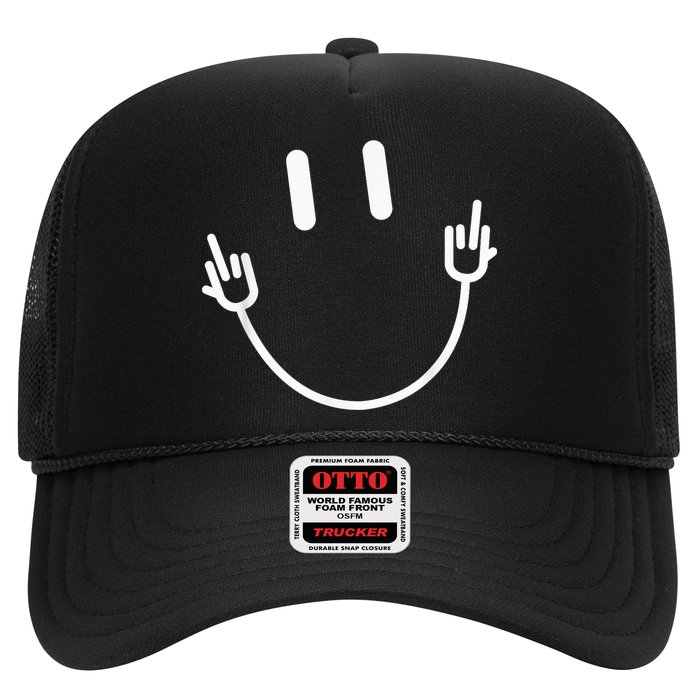 Power Socket Smile Middle Finger Hand Icon Meme Electrician Hat