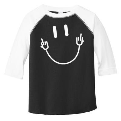Power Socket Smile Middle Finger Hand Icon Meme Electrician Toddler Fine Jersey T-Shirt