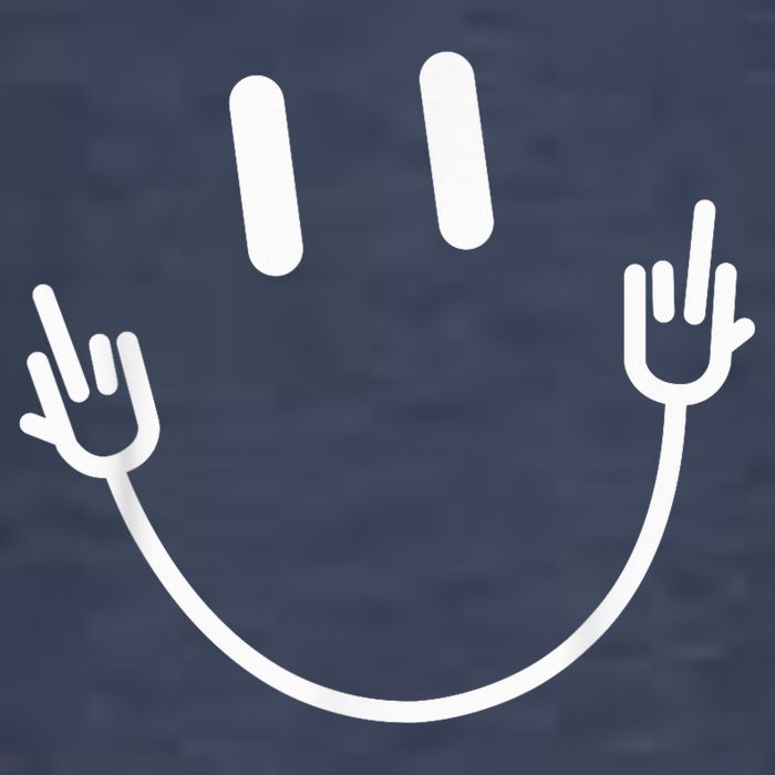Power Socket Smile Middle Finger Hand Icon Meme Electrician Women's Perfect Tri Rocker Tank