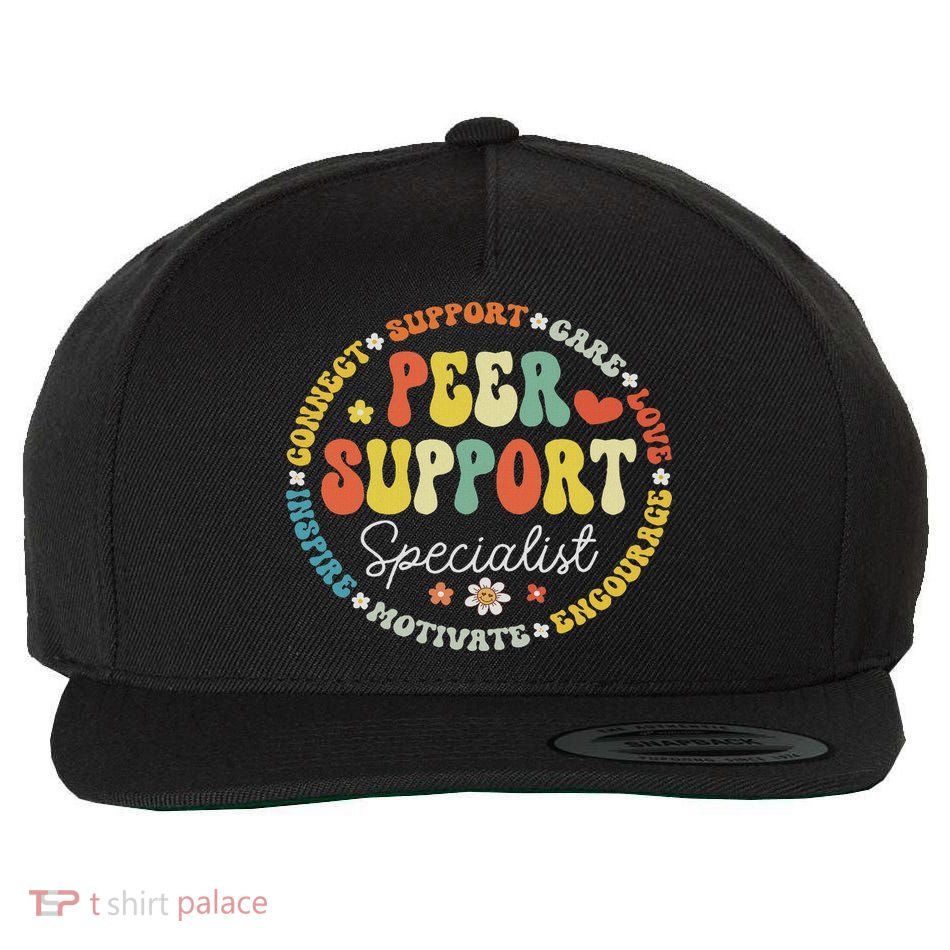 Peer Support Specialist Life Appreciation Week School Wool Snapback Cap