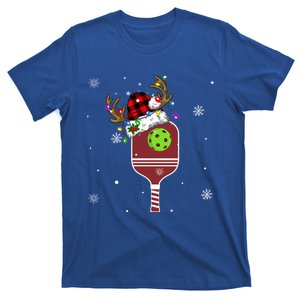 Pickleball Santa Sports Christmas Pickleball Player Gift T-Shirt