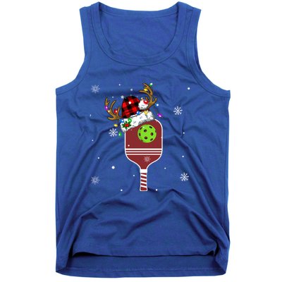 Pickleball Santa Sports Christmas Pickleball Player Gift Tank Top