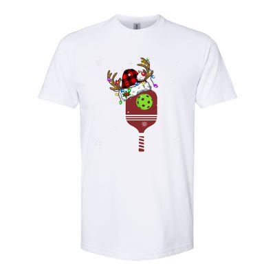 Pickleball Santa Sports Christmas Pickleball Player Gift Softstyle CVC T-Shirt