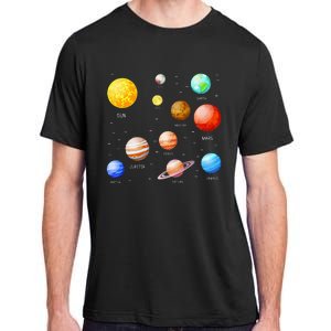 Planets Solar System Science Astronomy Space Lovers Adult ChromaSoft Performance T-Shirt