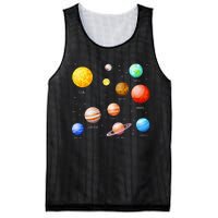 Planets Solar System Science Astronomy Space Lovers Mesh Reversible Basketball Jersey Tank