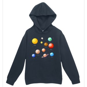 Planets Solar System Science Astronomy Space Lovers Urban Pullover Hoodie