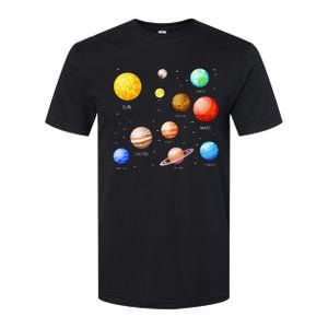 Planets Solar System Science Astronomy Space Lovers Softstyle CVC T-Shirt