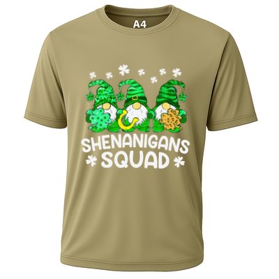 Patrick Shenanigans Squad Gnomes Funny St Patricks Day Cooling Performance Crew T-Shirt