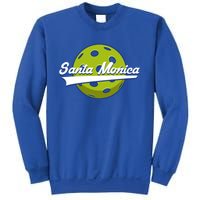 Pickleball Swoosh Santa Monica Ca Gift Sweatshirt