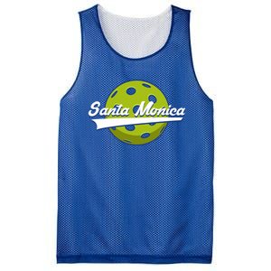 Pickleball Swoosh Santa Monica Ca Gift Mesh Reversible Basketball Jersey Tank