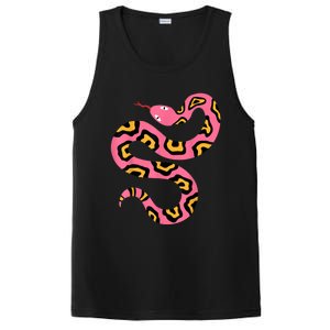 Pink Snake Sky Herpetologist Reptile Python Lover PosiCharge Competitor Tank