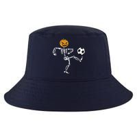 Pumpkin Skeleton Soccer Player Halloween Boy Soccer Cool Comfort Performance Bucket Hat