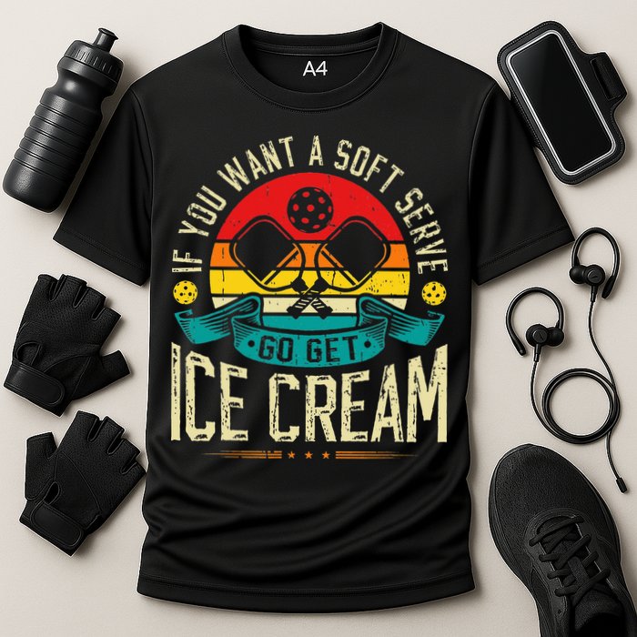 Pickleball Soft Serve Ice Cream Pickleball Player Performance Shirt