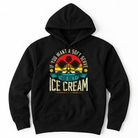 Pickleball Soft Serve Ice Cream Pickleball Player Hoodie