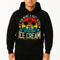 Pickleball Soft Serve Ice Cream Pickleball Player Hoodie