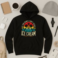 Pickleball Soft Serve Ice Cream Pickleball Player Hoodie