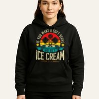 Pickleball Soft Serve Ice Cream Pickleball Player Hoodie