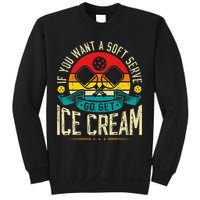 Pickleball Soft Serve Ice Cream Pickleball Player Sweatshirt