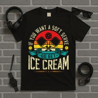 Pickleball Soft Serve Ice Cream Pickleball Player T-Shirt