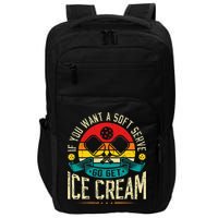 Pickleball Soft Serve Ice Cream Pickleball Player Impact Tech Backpack