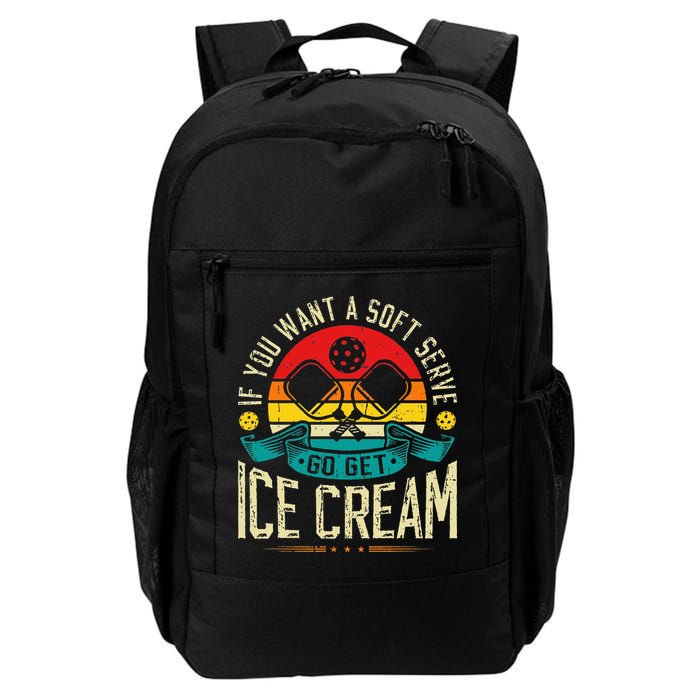 Pickleball Soft Serve Ice Cream Pickleball Player Backpack