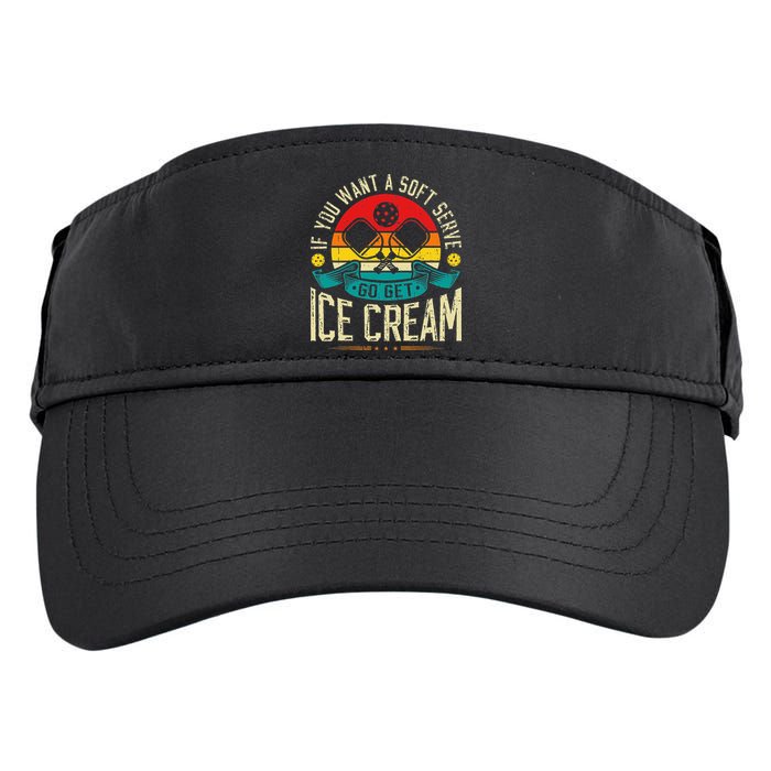 Pickleball Soft Serve Ice Cream Pickleball Player Adult Drive Performance Visor