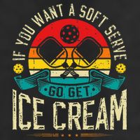 Pickleball Soft Serve Ice Cream Pickleball Player Beanie