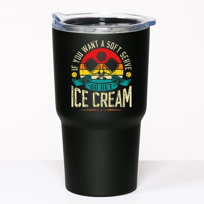 Pickleball Soft Serve Ice Cream Pickleball Player Tumbler