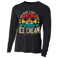 Pickleball Soft Serve Ice Cream Pickleball Player Cooling Performance Long Sleeve Crew