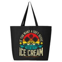 Pickleball Soft Serve Ice Cream Pickleball Player 25L Jumbo Tote