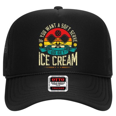 Pickleball Soft Serve Ice Cream Pickleball Player Trucker Hat