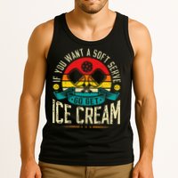 Pickleball Soft Serve Ice Cream Pickleball Player Tank Top